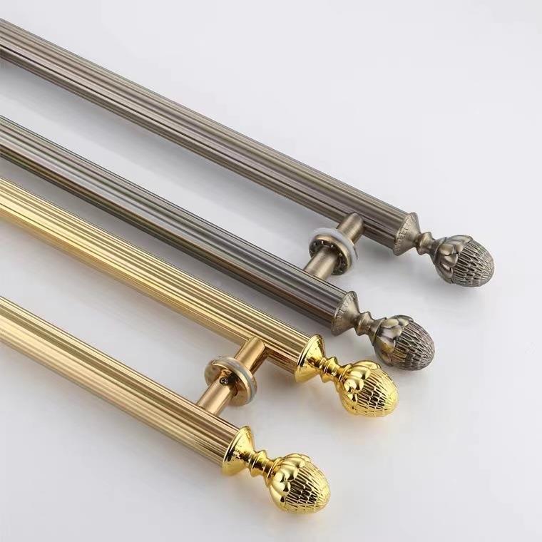 式玻璃门铜钛红古铜拉欧手豪华拉手不锈钢推拉门玫瑰黑色金青古木