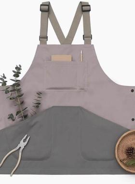 围8.22裙厨房家用罩饭衣新款防水餐防油做焙烘男女士饮奶茶店工作