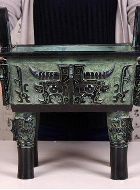 克鼎号仿大青铜鼎仿摆器9907件摆设仿青合金古办公室开业礼品