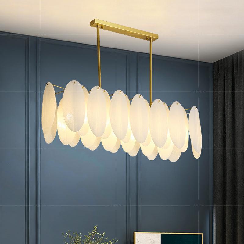 22新款法式客厅40吊灯现代简约灯887具北欧灯餐厅奶油风卧室大厅