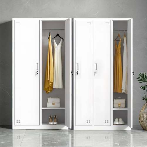 员二工更衣柜柜门储物四门浴室换铁衣柜子带锁24门SW-2025-皮鞋柜