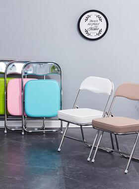 可折叠成人矮椅座镀高38电靠背办公学生电XVZ脑椅地摊椅凳烤肉烧