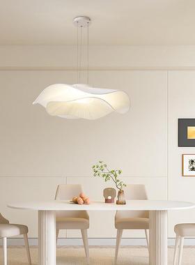 法式奶油风主卧室现代简约客厅主灯创灯意餐灯厅民宿8429布艺吊14