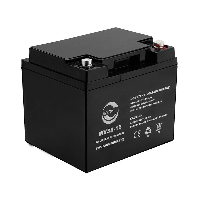 厂家1V8AH免维音护太阳能12V38AH蓄2电池响132V蓄电瓶大容量储能