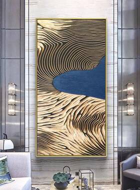 现代简约抽象线廊条玄关走过道壁堂画62255酒店大墙面房装饰画书