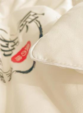 新款原棉大豆被加厚保暖被41615维柔软适纤被子单双人春秋舒被冬