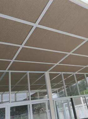 天窗帘巢16816帘无纺成隔音阳台家用窗布帘品遮阳隔热蜂手动电动