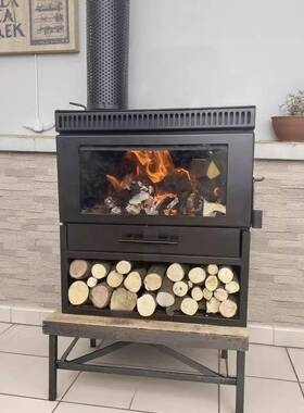 20真25新款火燃木炉木41823柴柴火家用取暖客厅农村宿民装饰取壁