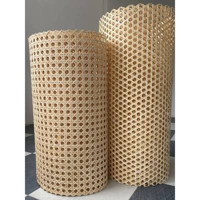 ?空竹编制酒品店装饰吊顶HCR八角镂孔隔断屏竹风手工席装修民宿农