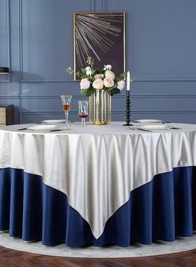 圆圆贡锦缎家用桌布酒店形餐厅台布桌布欧加厚式桌布60888厂家