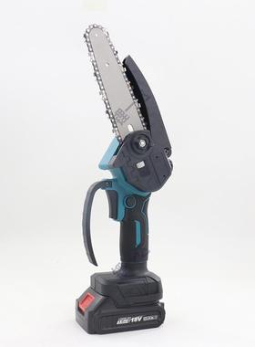 6电寸刷锂电链锯便携功式油壶伐木无锯充电手提式小型大率电97652