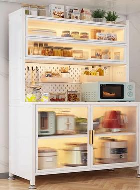 餐边柜置物架落地架式微波收架家用储物厨房VLN炉客厅多功纳能操