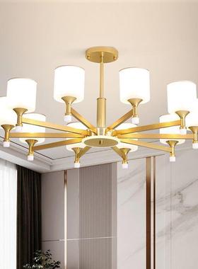 客厅吊灯主205厅新款新中式现2代简约大气灯轻奢餐美式91630中山