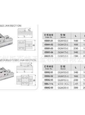 6EBI506分离钳式组合平口GQ841080GQ84125GQ4150G0Q84200