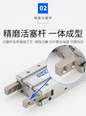 气动元手手动件83MHY2气指平行开闭型气缸凸轮式180度开闭指气缸