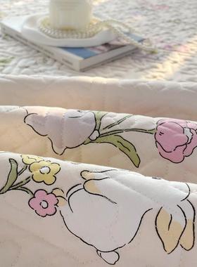 BK9HPLK100全棉床笠带裙边二合加厚夹5棉纯棉床罩一单件22年0新