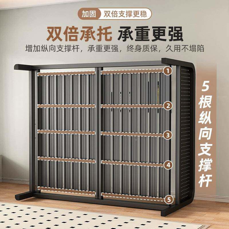 铁用艺HE-18床双人床主卧1米8家人铁架床现代简约加粗加厚米12单