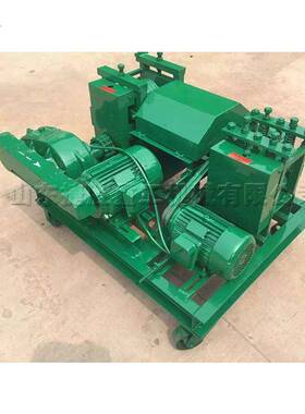 OUS废钢旧筋调钢直设备筑金属管材校直建机筋料头双电机调直设备