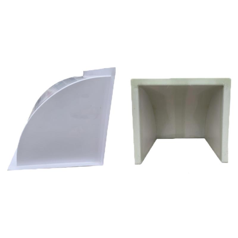 玻钢风拢筒风机直角弯699头45度弯璃头挡雨罩地机沟风玻璃钢风机