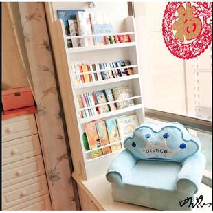 实落儿童书架加深款家用简物易ACP置地架杂志架绘本架幼儿园书木