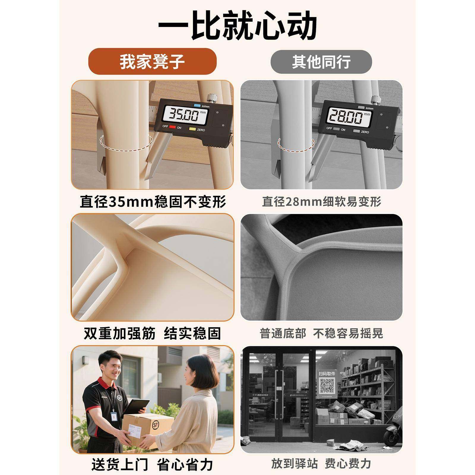 塑料椅子加厚用靠背餐椅闲椅厅商用休可叠66579家放板凳客厅备用,美容美体仪器,其它面部美容工具配件,淘宝优惠券,粉丝福利购,淘宝优惠卷