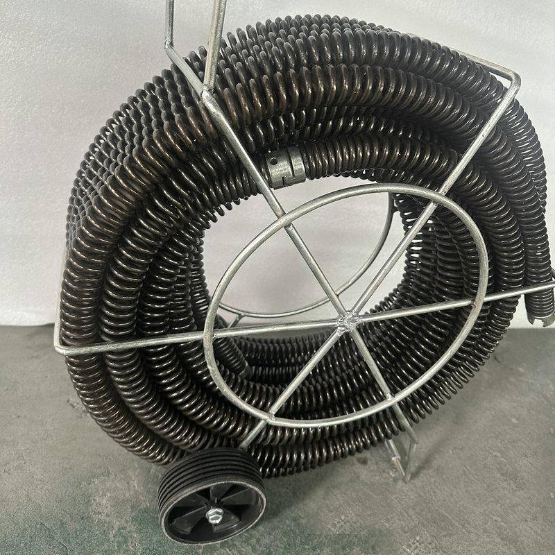 3093外0mm室通疏机弹簧水道疏通器工具加粗加密软轴下弹簧钢丝鞭