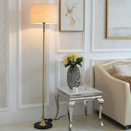 简现代约led作落地灯会客厅卧室议室办公钢琴学习工立DGW式照明灯