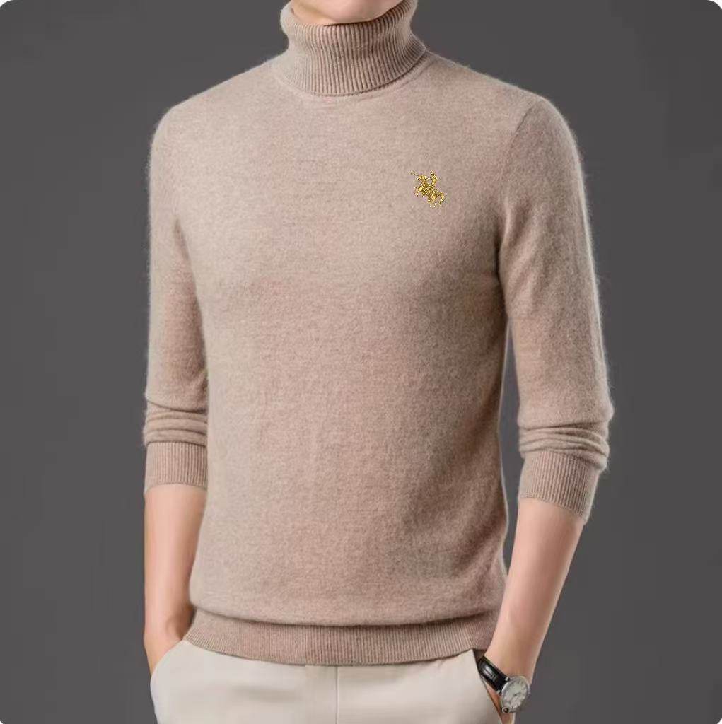 2025秋冬新款圆领情侣长袖毛衣打底衫