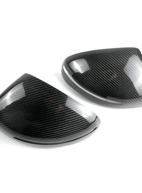 适用于迪新TTTSTTRS新奥RT8改装纤碳维后视镜壳6069罩倒车镜罩贴