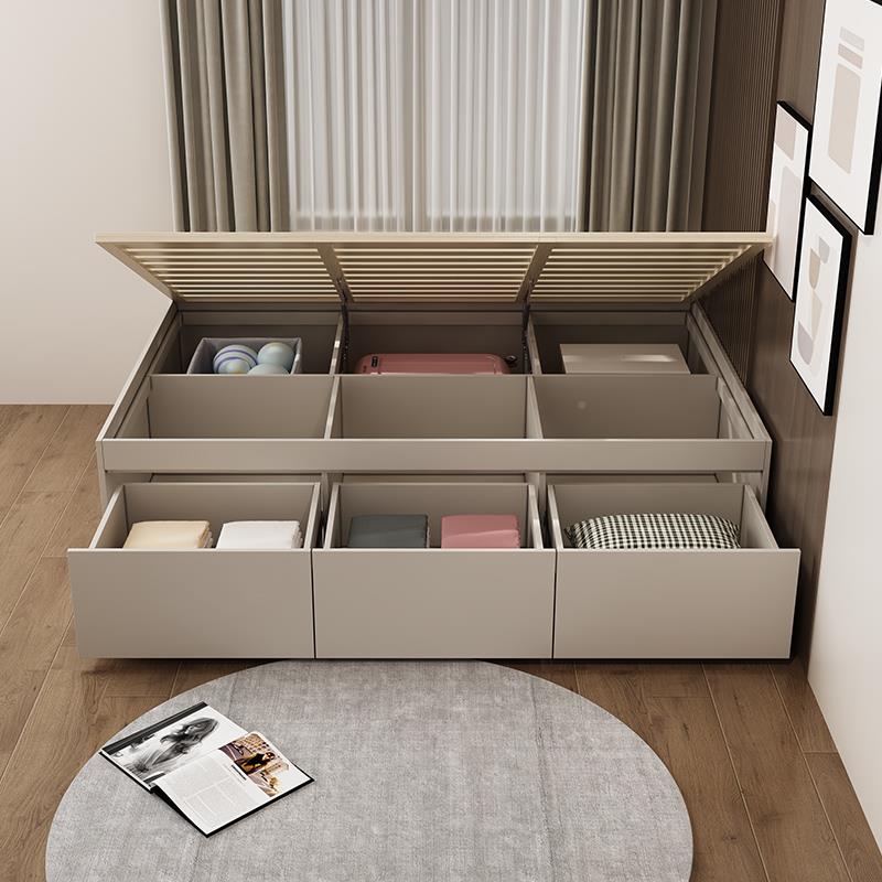 RD0076my小户型榻榻米床无床头现简约高骨箱人储物代收纳单箱体排