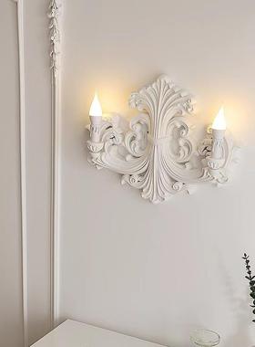 法壁式石膏灯奢欧式墙奢华过道灯复古艺术轻奶72784油风客厅卧室