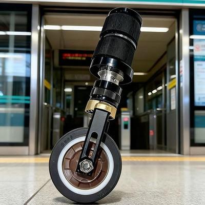 折叠631单车快拆车推行车车助轮自行万向轮子停车轮圆管易行辅轮