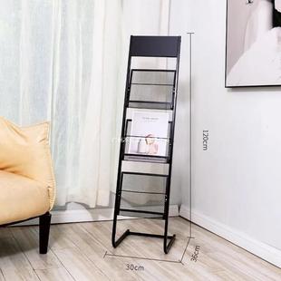 杂志报刊架书架书报架展示架办公室宣传资料架置架落架地TA-117收