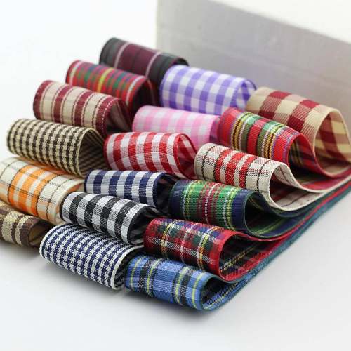 KCH深圳姚明织带黑白格子红带颈丝带DI儿童手工宠物Y圈服饰配件