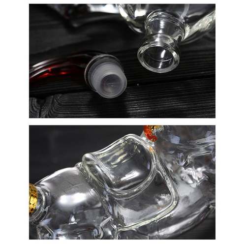 酒高硼酒硅工艺玻璃马形透明空酒瓶玻璃泡瓶厂瓶家直JGO销创意设