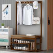 换挂鞋 用架简易门口可坐出物租房家多层衣 凳衣帽架5485485一体鞋