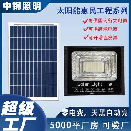 惠民款太阳能灯庭院灯中山实力500W