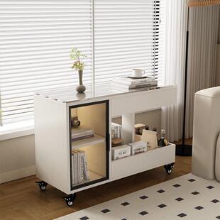 实木可移动边几客厅沙发旁边的创意边柜轻奢高级感侧边小型边柜