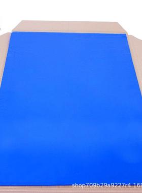 可撕式蓝色地垫无尘室车间脚踏垫除尘垫PE粘尘垫供应环保防静电