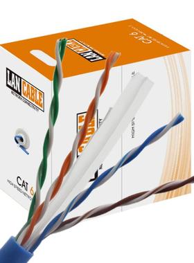 CAT6UTP0.560.5CCA六类非屏蔽铜包铝网线足米