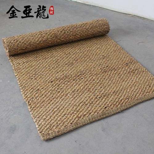 汗蒸毯草编地毯水葫芦编织地垫客厅地毯植物地毯汗蒸席汗蒸房垫