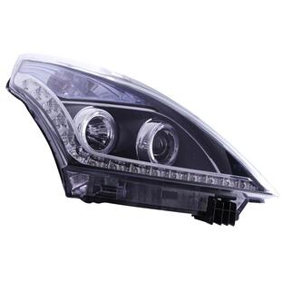 适用于适用于08-12款天籁大灯总成改装LED日行灯天使眼双光透镜氙