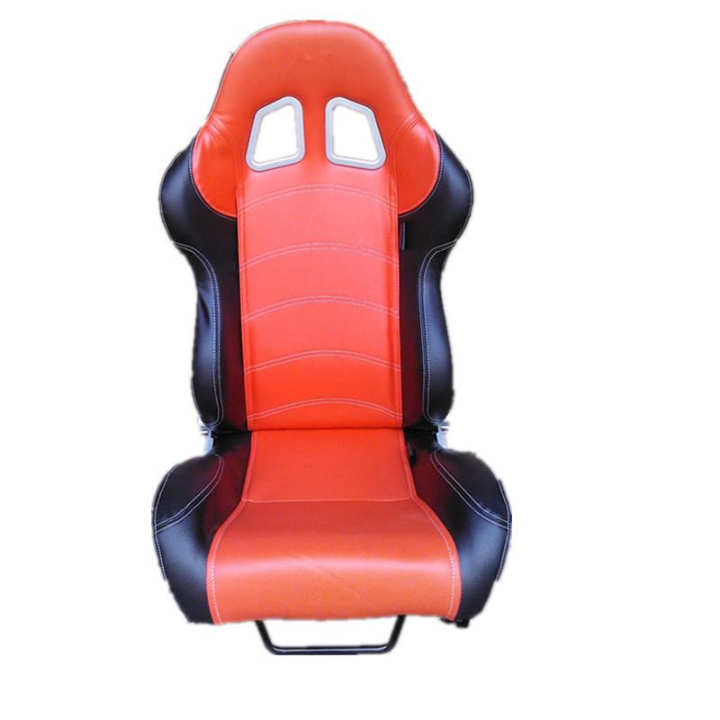 供应改装后置防漏汽车座椅PVC带调角器双滑道可调节赛车椅