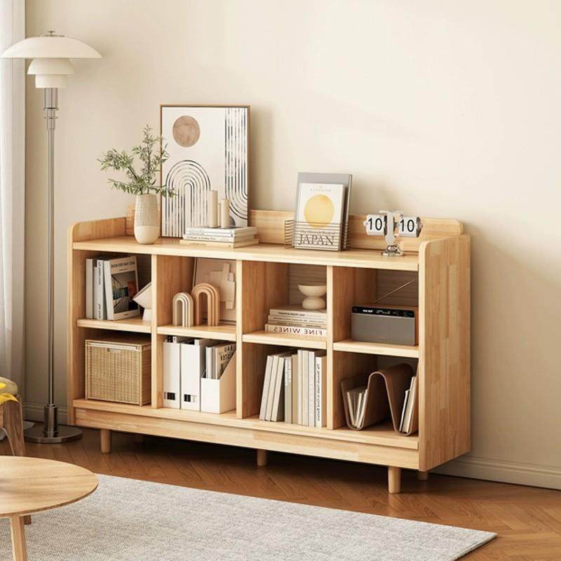 全实木书架落地置物架简易书柜家用小柜子客厅矮柜收纳格子柜,机械设备,其他机械设备,淘宝优惠券,粉丝福利购,淘宝优惠卷