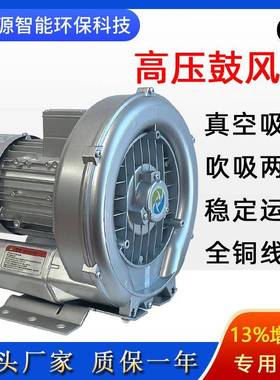 RB-81D-1高压风机养殖池吹气曝气旋涡气泵发酵罐送气换气漩涡风机