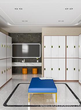 加厚拆装窄边套色柜员工铁皮寄储物柜多更门存柜宿舍带JSJ-ZBTS锁