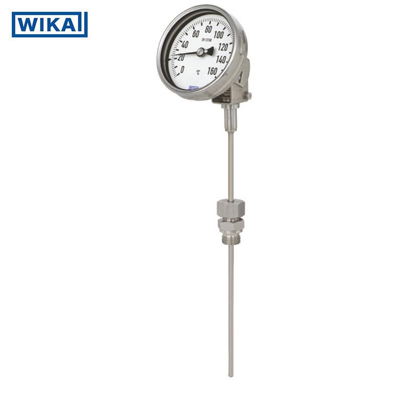 威卡WI55型号KA金双属温度5型管道式温度计计工5业石化用温度计
