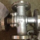 铸钢不锈钢高压四通法兰阀Q41F16PD N324050652908010球0