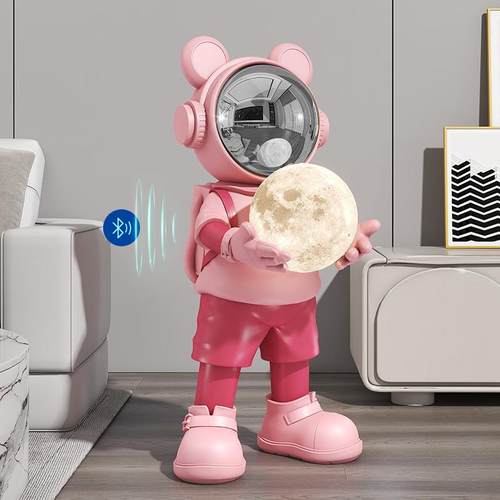 太空RKD5653人宇航员客厅大型落地摆件旁电轻视柜沙发装饰品奢迁