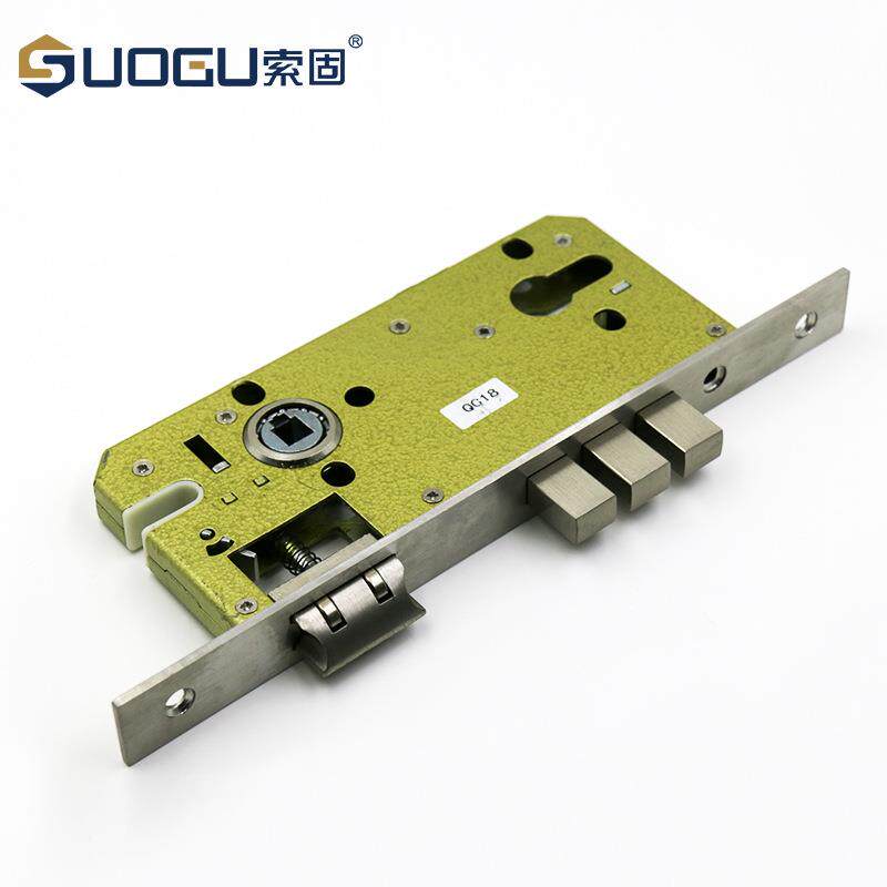 欧式别墅开大门锁豪F8515双实木居门锌合金大华门锁家五金配件复